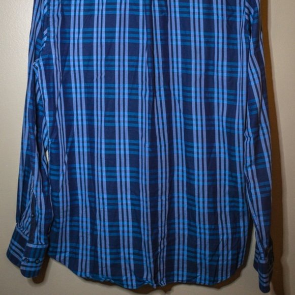 Stone Rose Long Sleeve Criss Cross Button Down - Picture 3 of 8